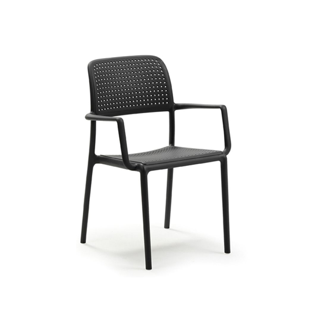Bora Resin Armchair - Anthracite