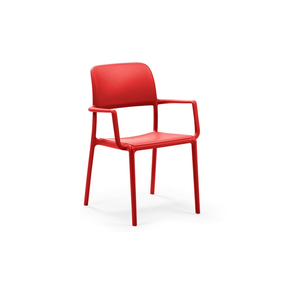 Chaise d'extérieur Riva - Rosso