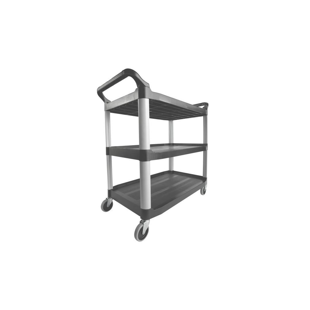 Chariot utilitaire en polypropylène 40,6" x 20" - Gris