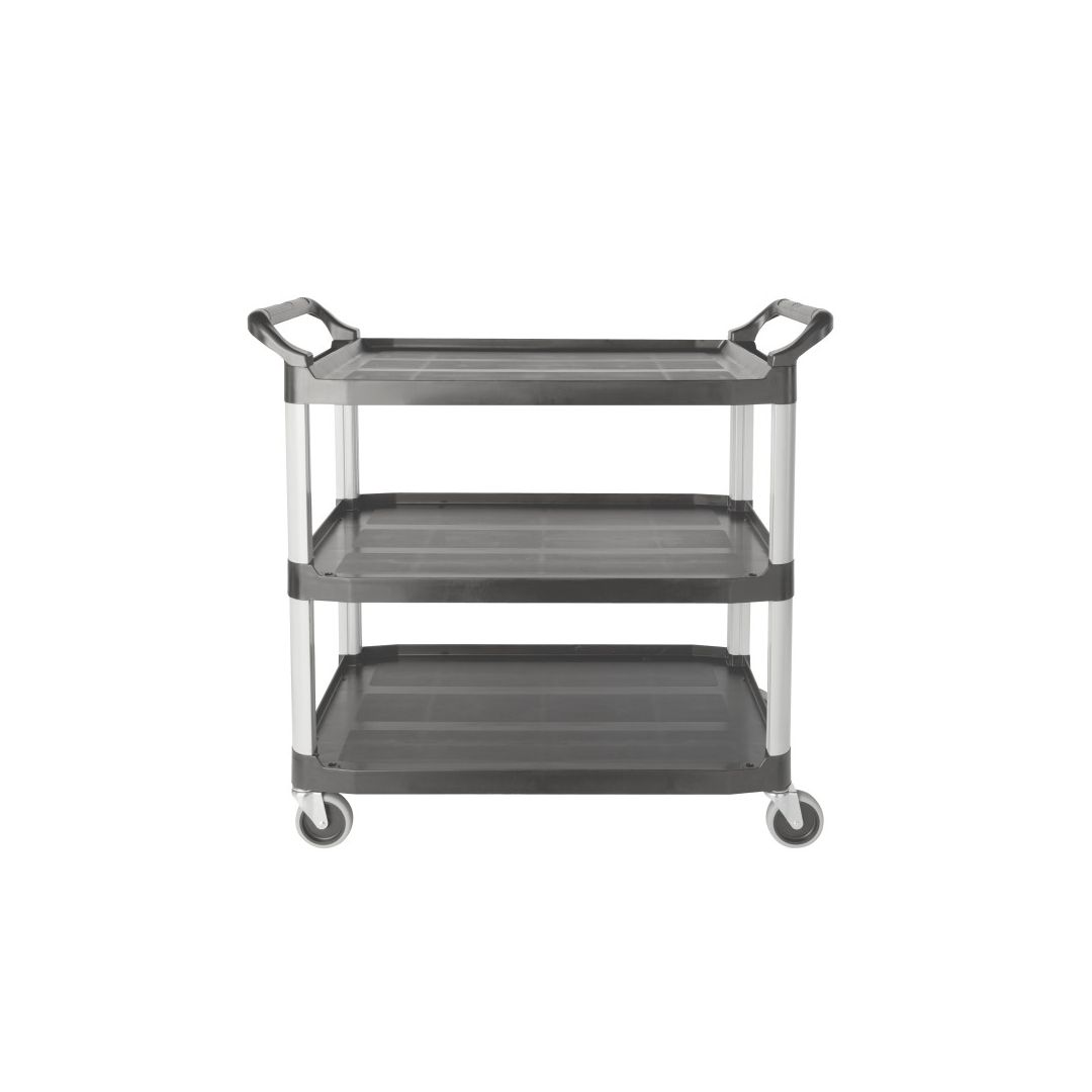 Chariot utilitaire en polypropylène 40,6" x 20" - Gris
