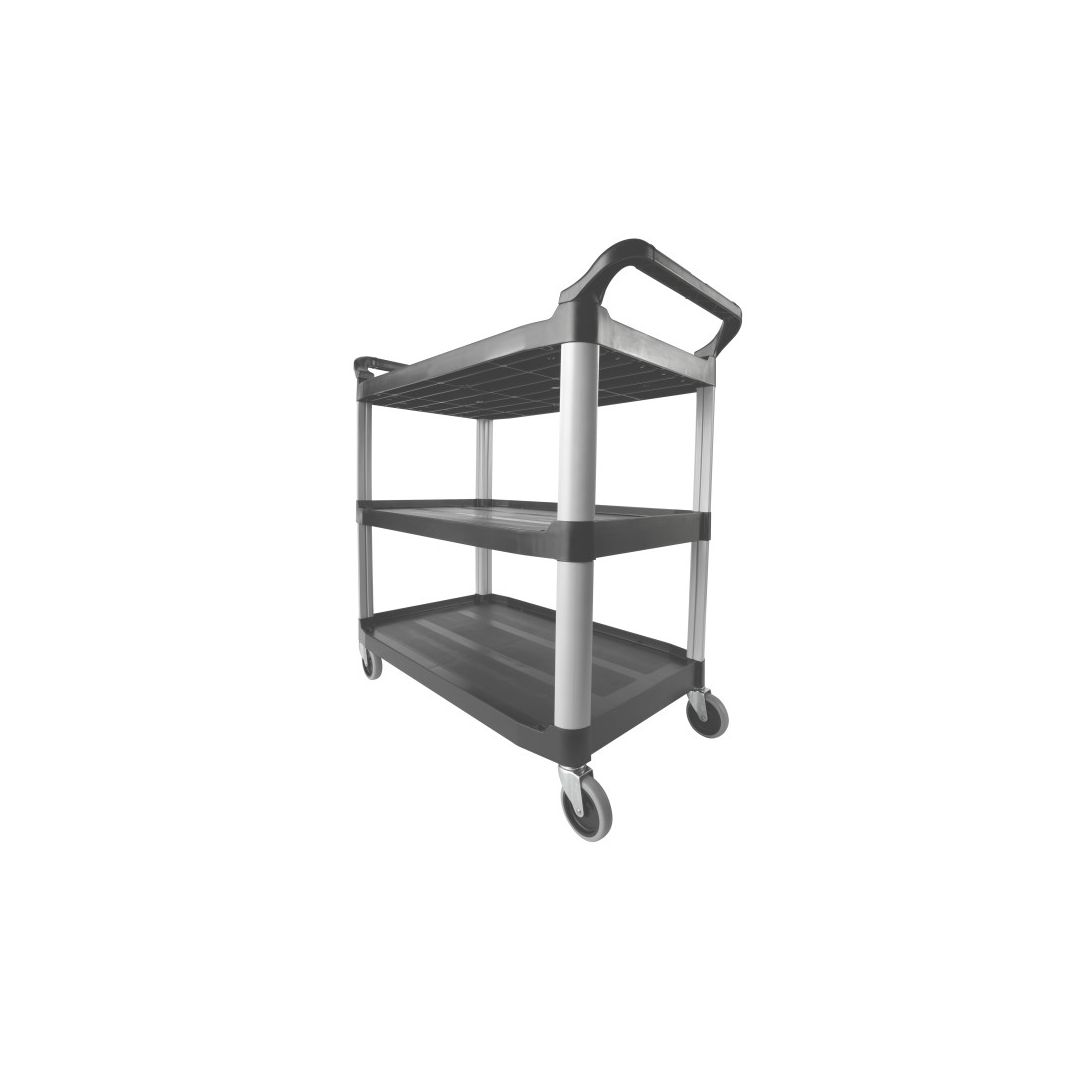 Chariot utilitaire en polypropylène 40,6" x 20" - Gris