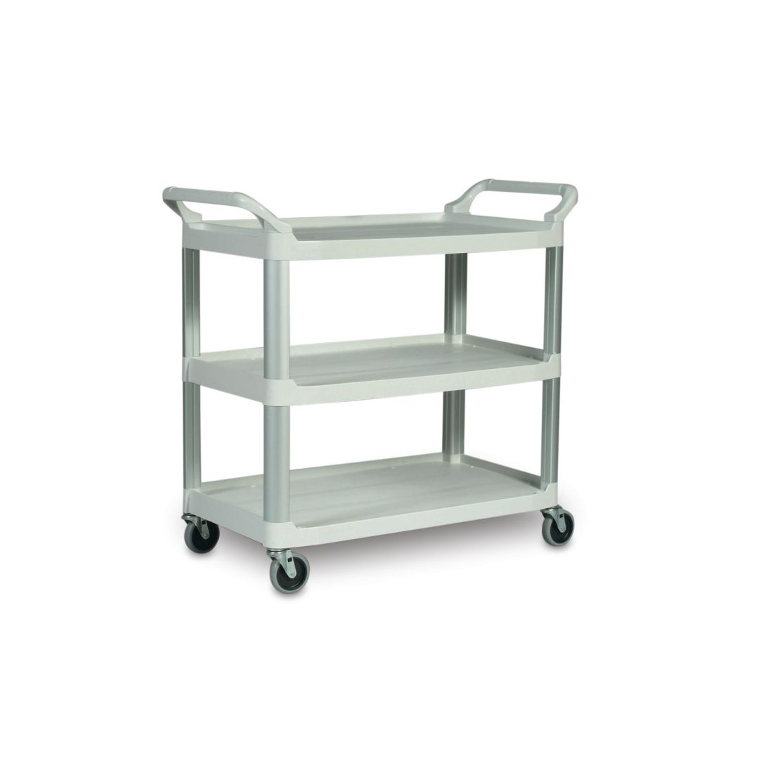 Chariot utilitaire 3 tablettes 40" x 20" - Blanc