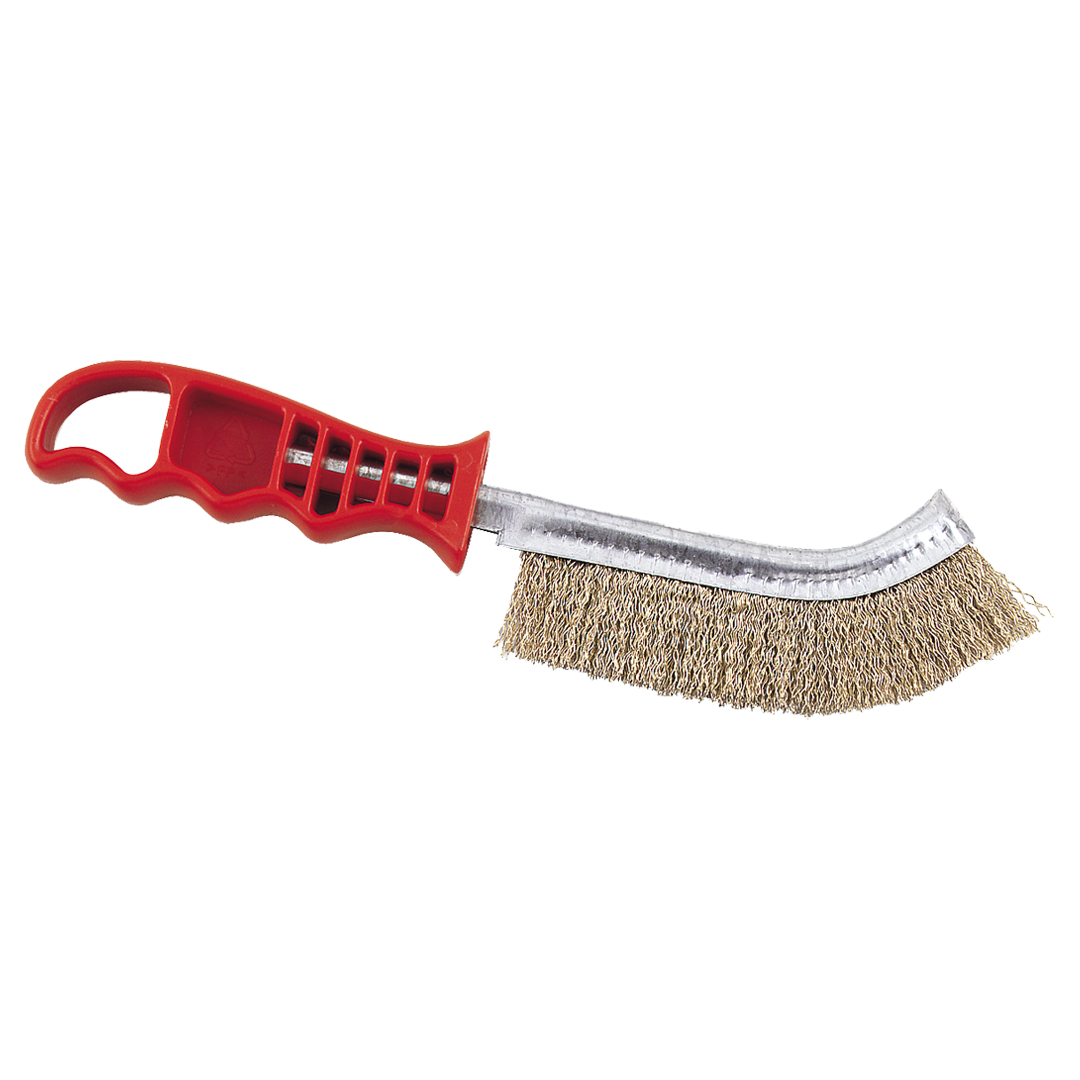 Brosse de nettoyage avec poils en laiton