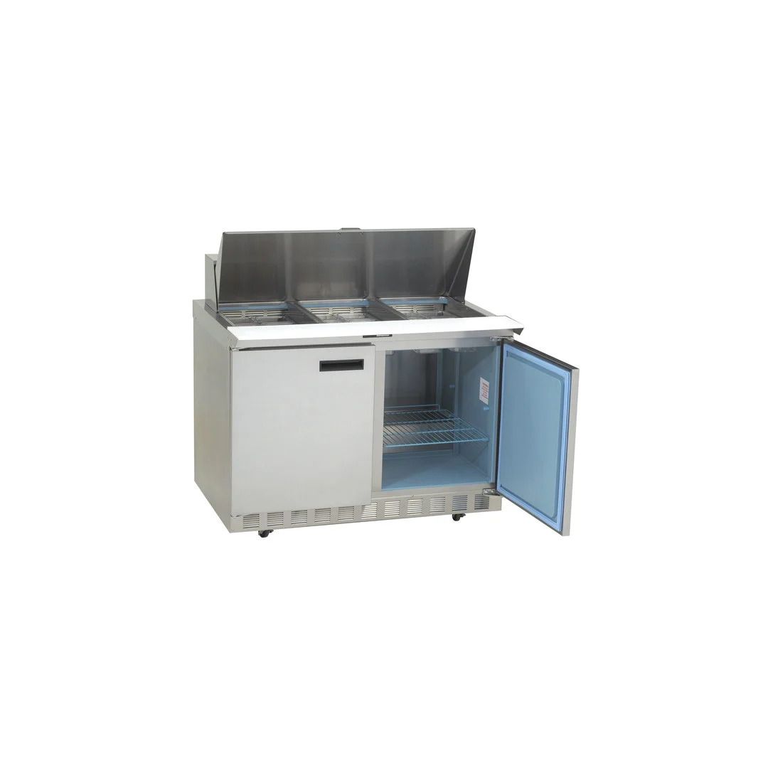48" Refrigerated Salad Prep Table - 12 Food Pans