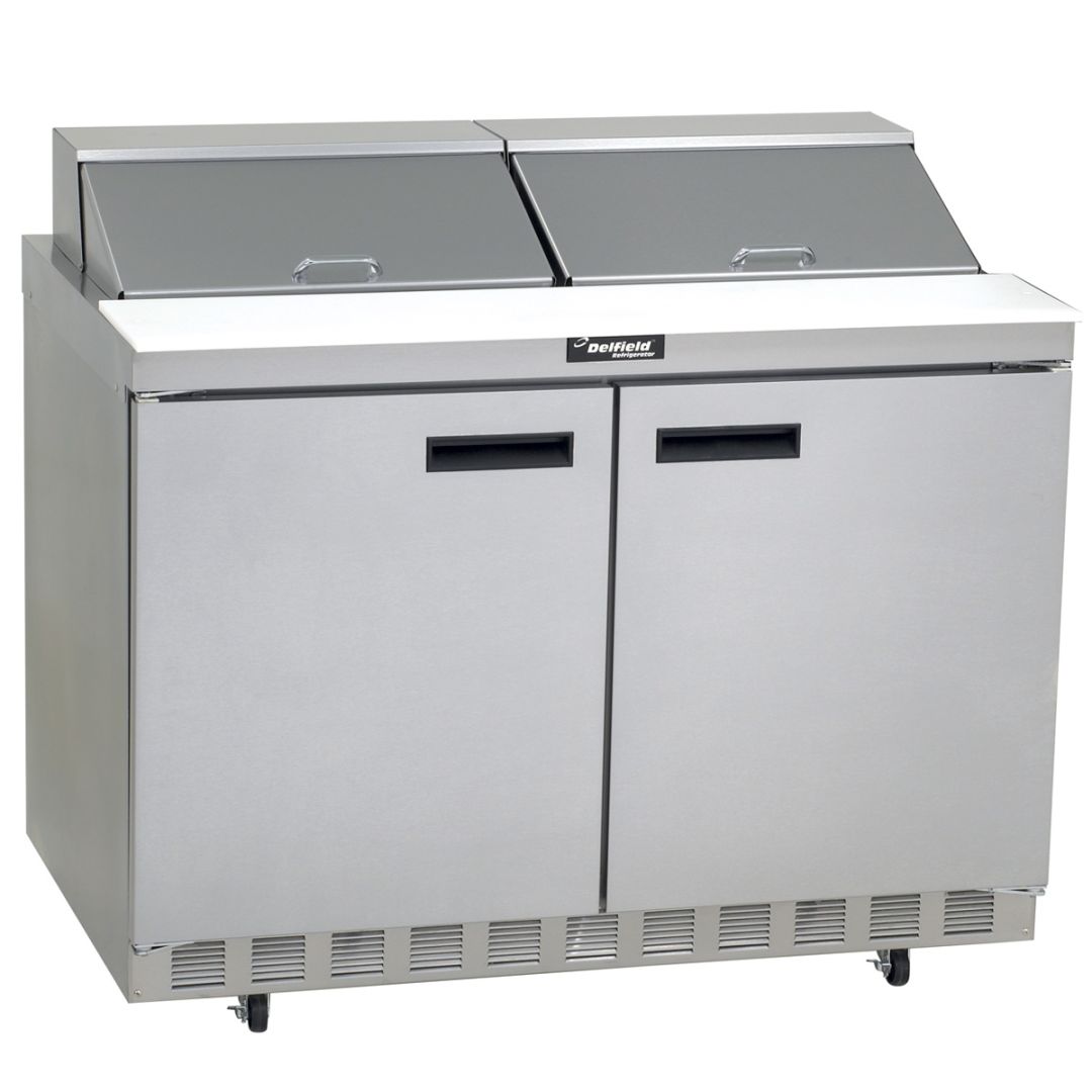 48" Refrigerated Salad Prep Table - 12 Food Pans
