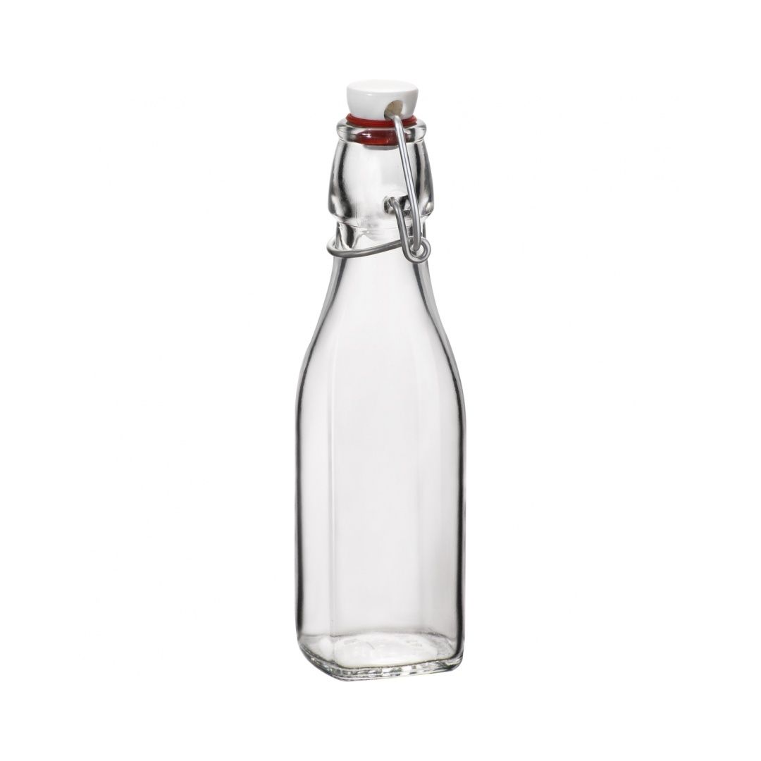 8.5 oz Swing Top Glass Bottle - Clear