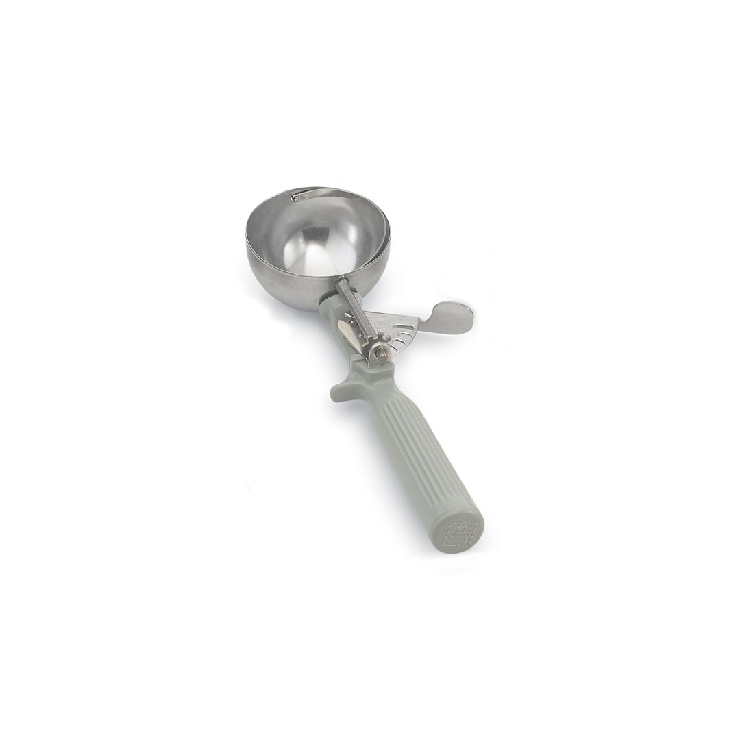 Cuillère à portion à pression #8 4 oz - Gris