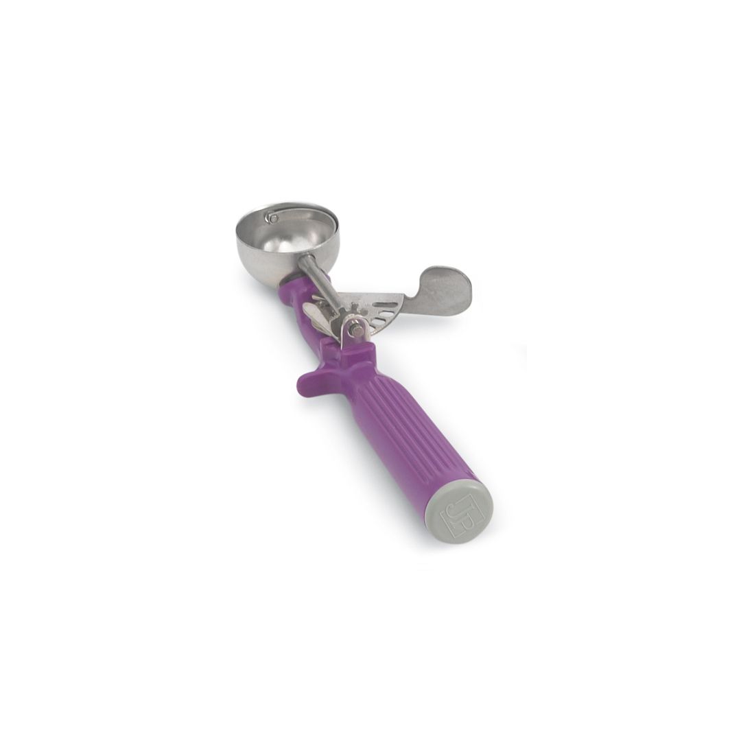 Cuillère à portion à pression #40 3/4 oz - Mauve