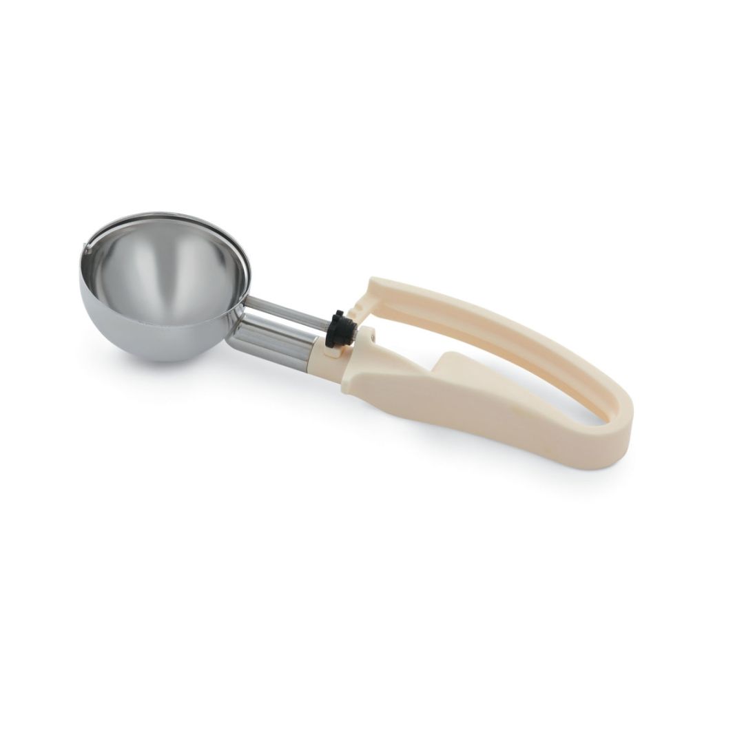 Cuillère à portion à pression #10 3,2 oz - Beige