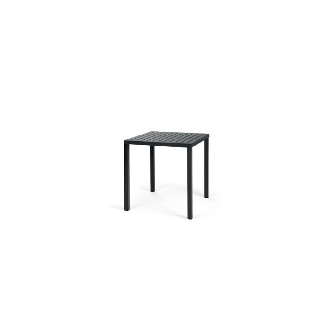 Table basse d'extérieur carrée Cube 28" - Anthracite