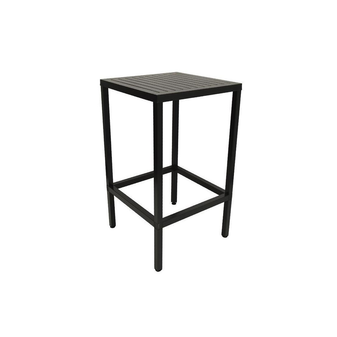 Table de bar d'extérieur carrée Cube 28" - Anthracite