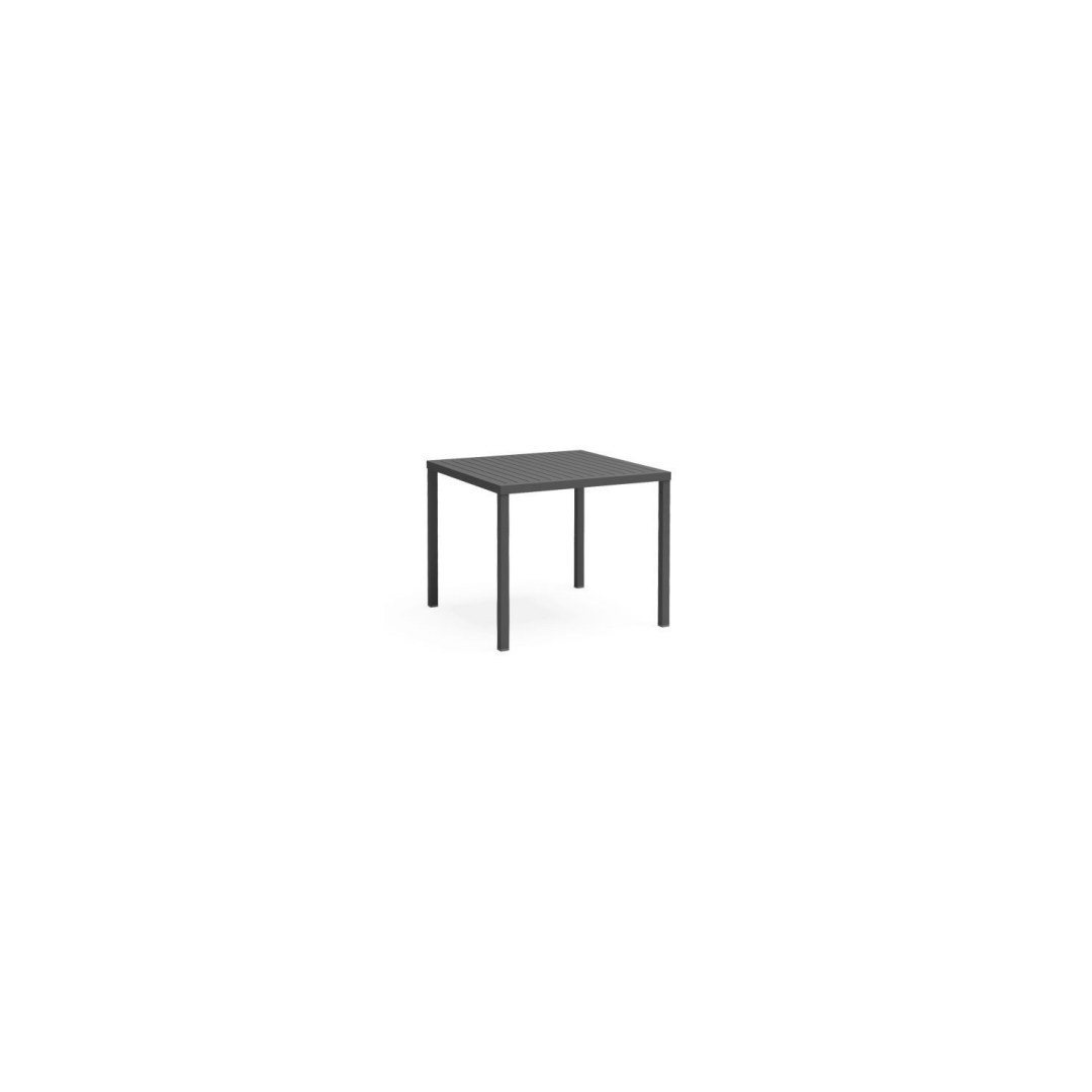 Table basse d'extérieur carrée Cube 31,5" - Anthracite