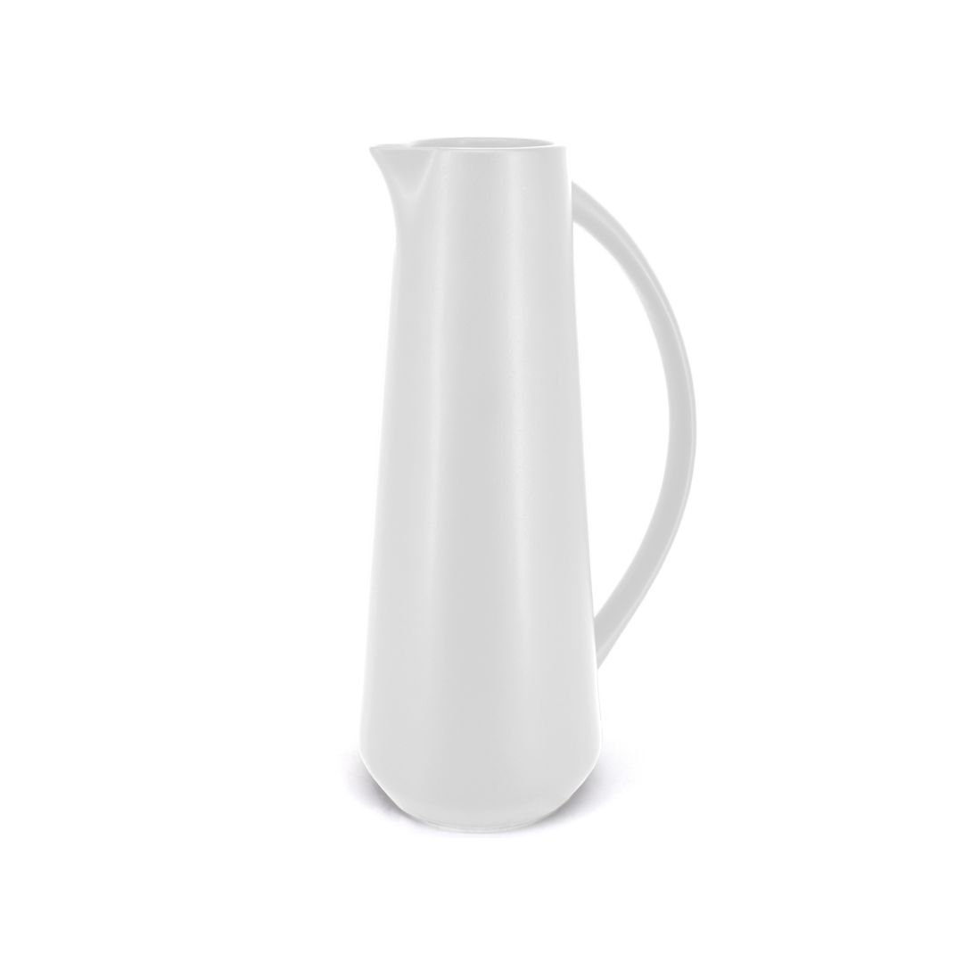 Pichet 1,5 L en grès - Blanc mat