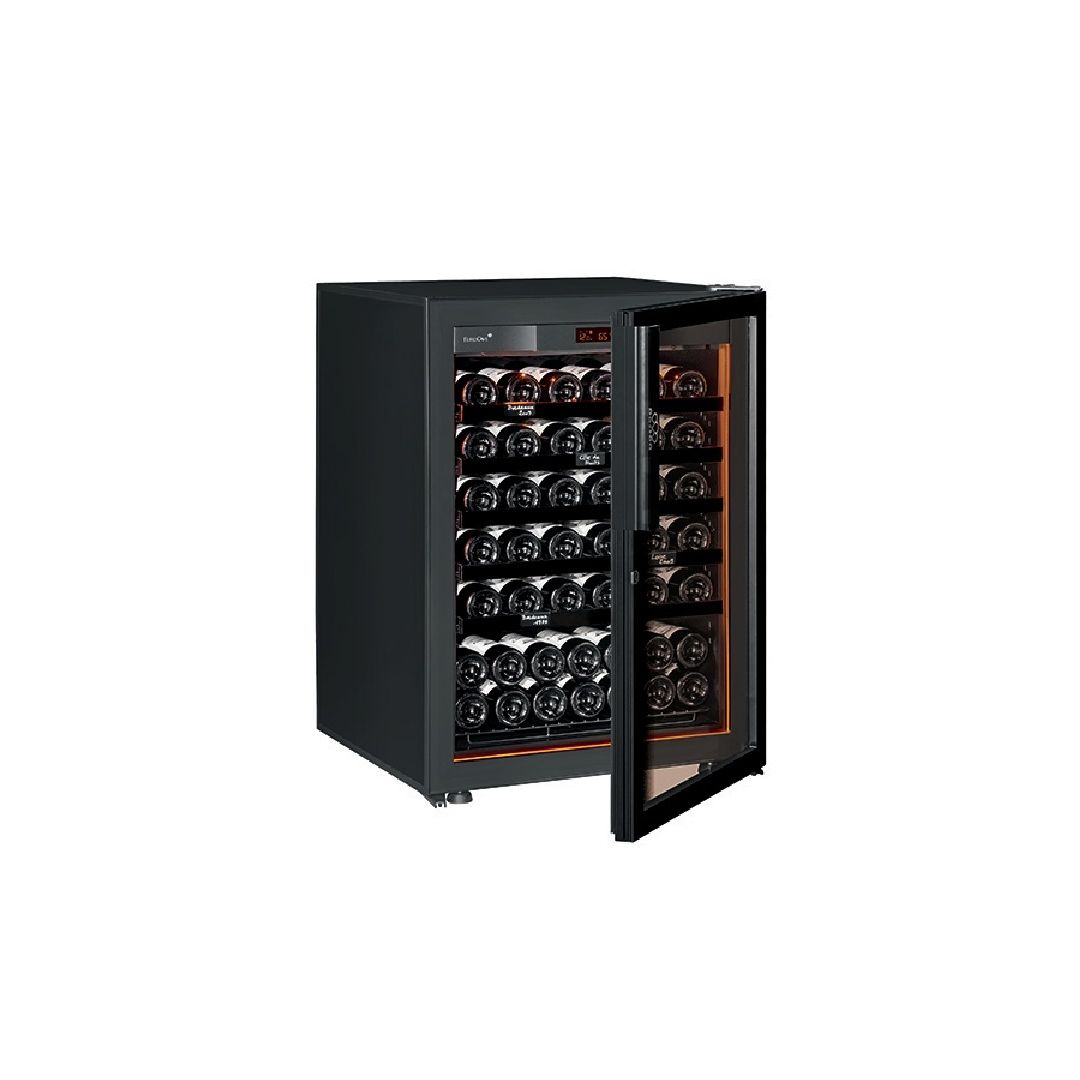 Cellier Revelation 1 température, 1 porte vitrée Full Glass - 75 bouteilles