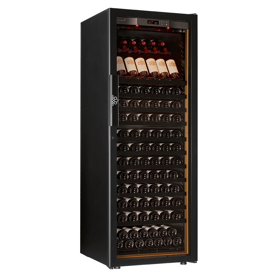 Cellier Revelation 1 température, 1 porte vitrée Full Glass - 166 bouteilles