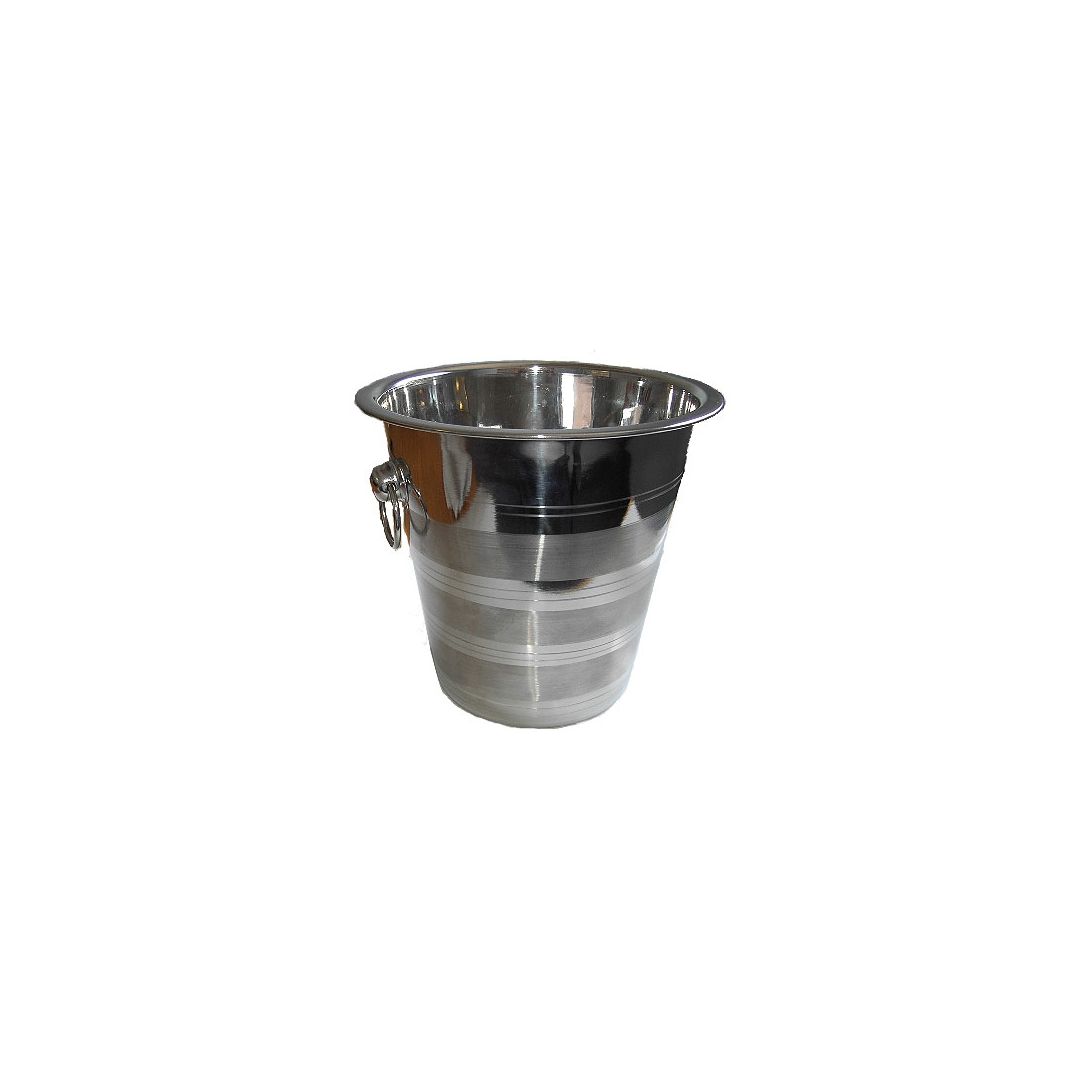 Seau pour bouteille de vin ou de champagne en acier inoxydable