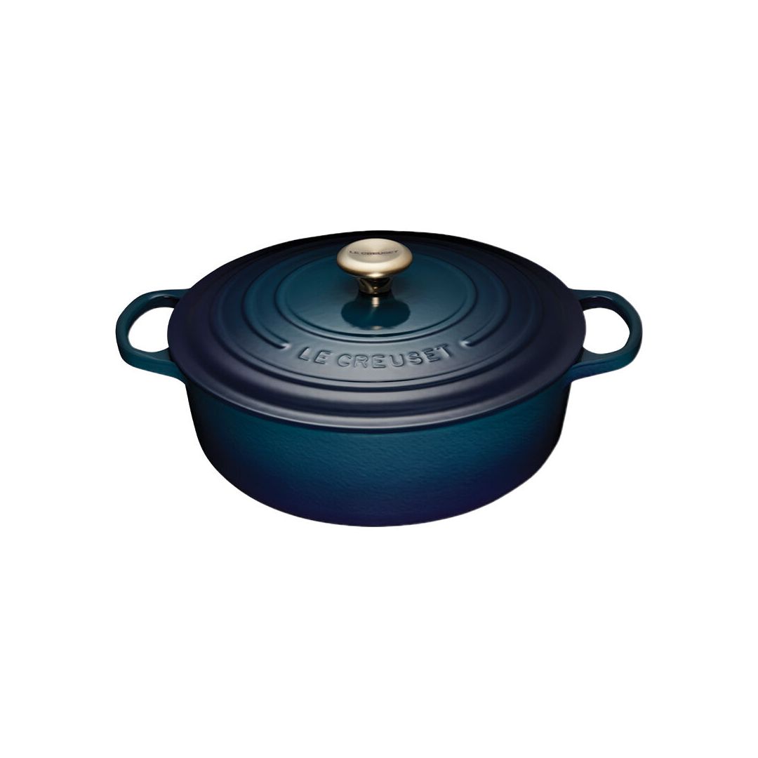 Cocotte ronde peu profonde 6,2 L - Agave