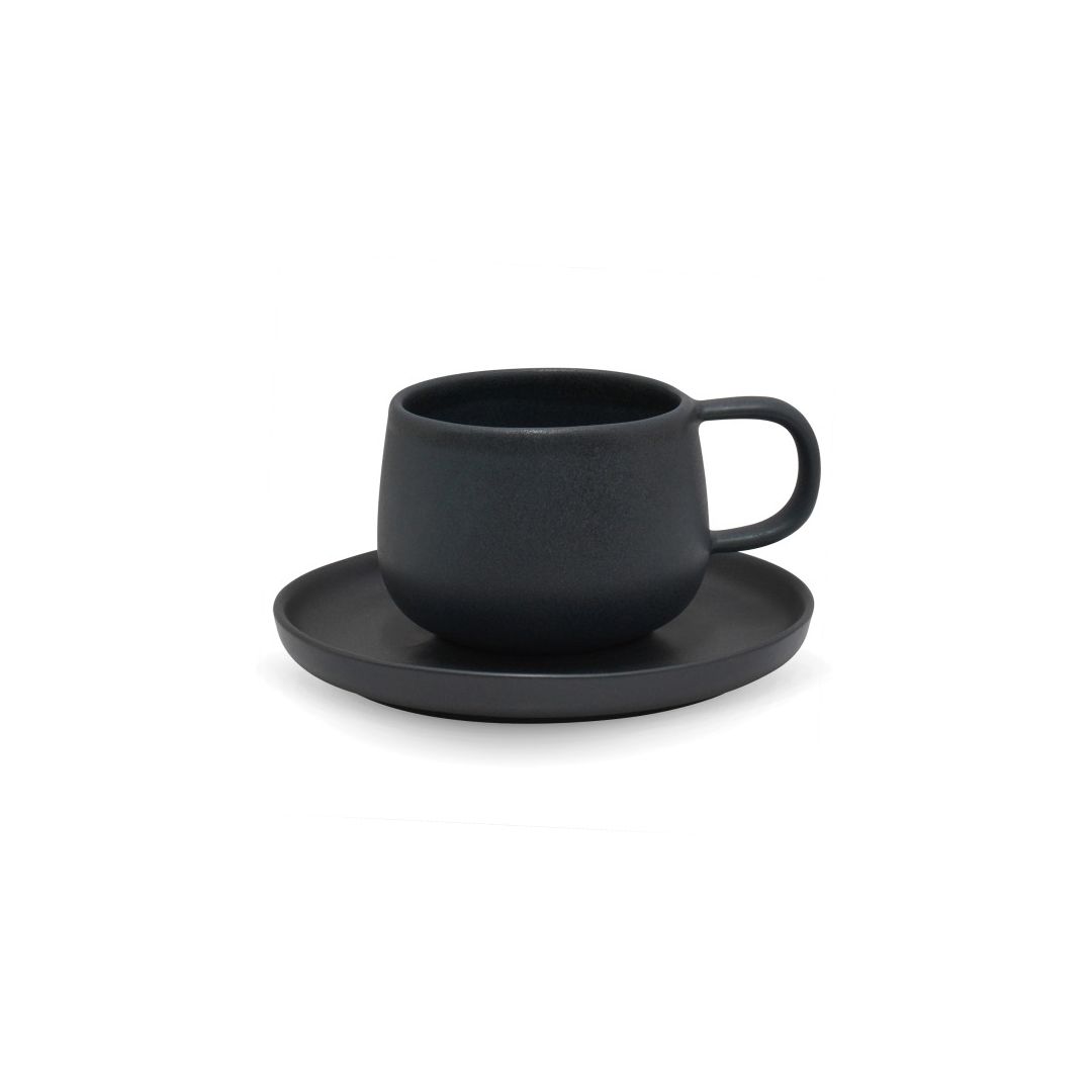 Ensemble soucoupe et tasse 7,6 oz - Uno Granite