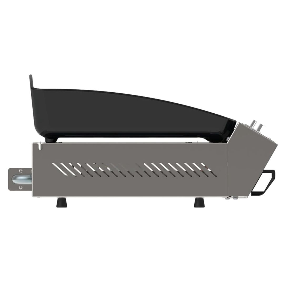 Bergerac Propane Gas Three-Burner Plancha - Stainless Steel