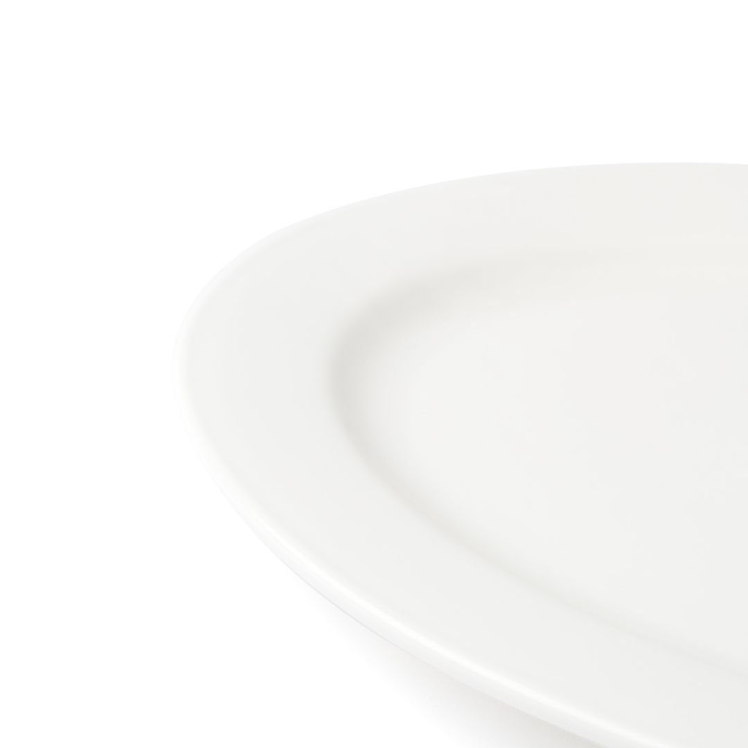 Plat ovale à bord large 11,75" x 8,5" - Foundation