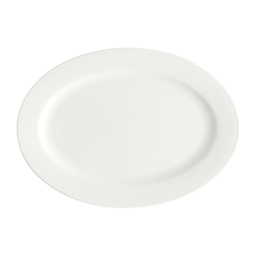 Plat ovale à bord large 11,75" x 8,5" - Foundation