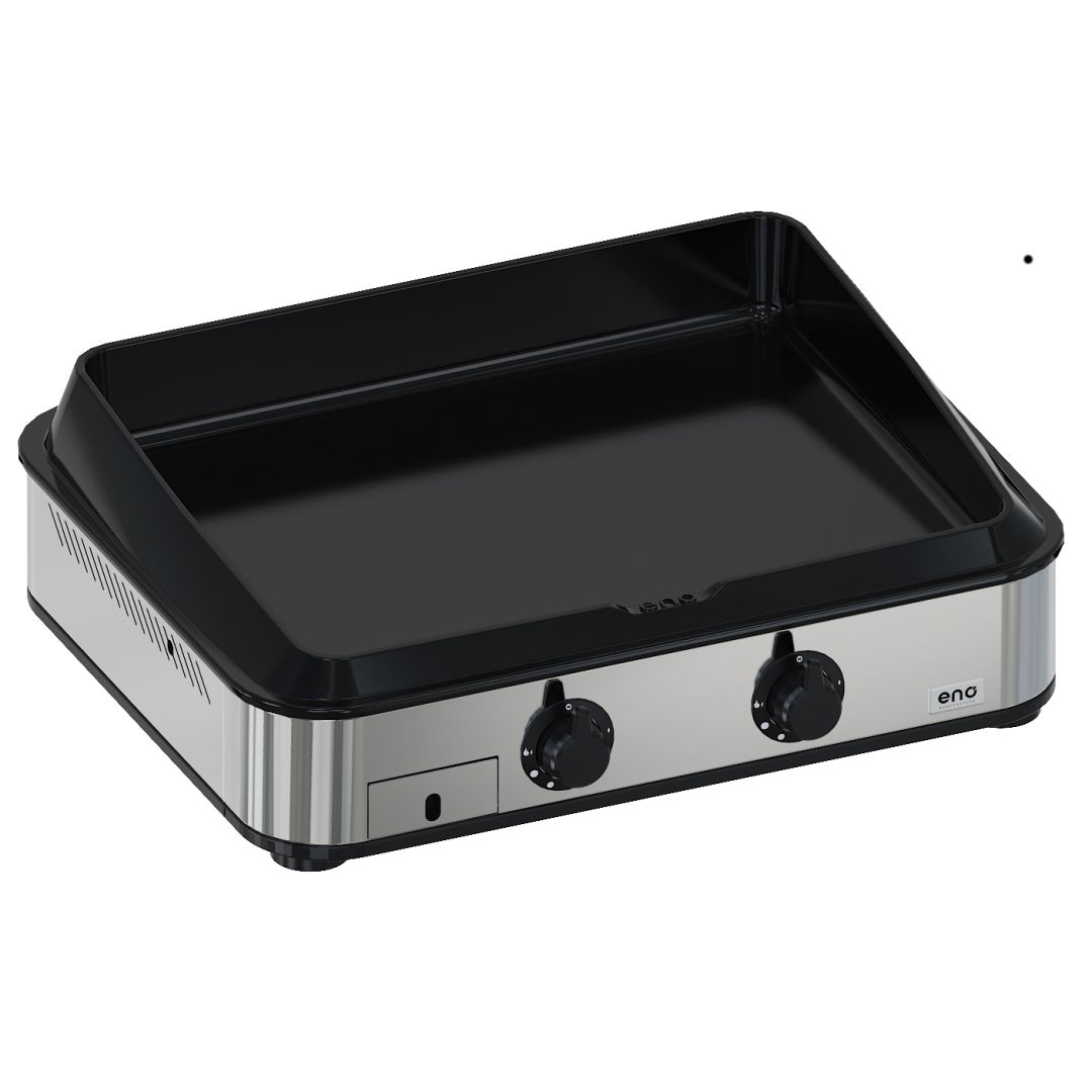 Plancha à deux brûleurs ENOSIGN 65 - Inox