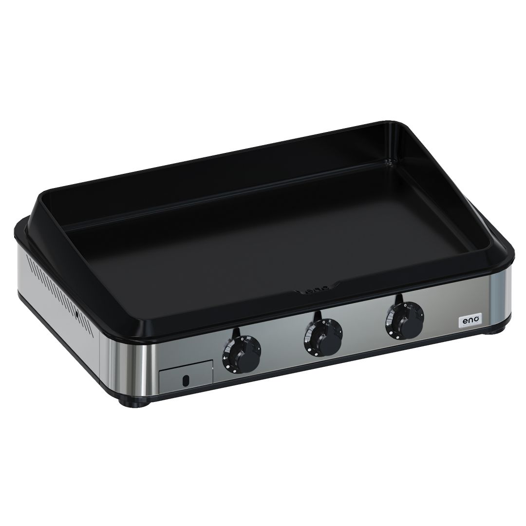 Plancha à trois brûleurs ENOSIGN 80 - Inox