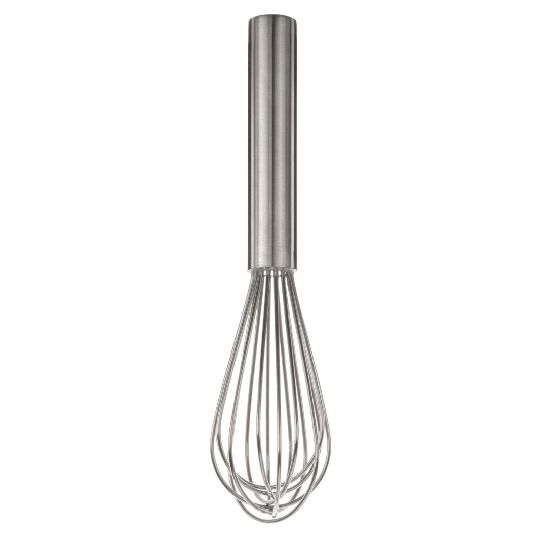 Fouet français en acier inoxydable 10"