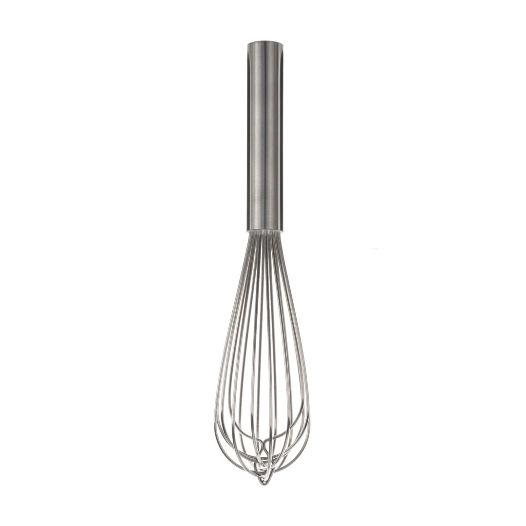 Fouet français en acier inoxydable 12"