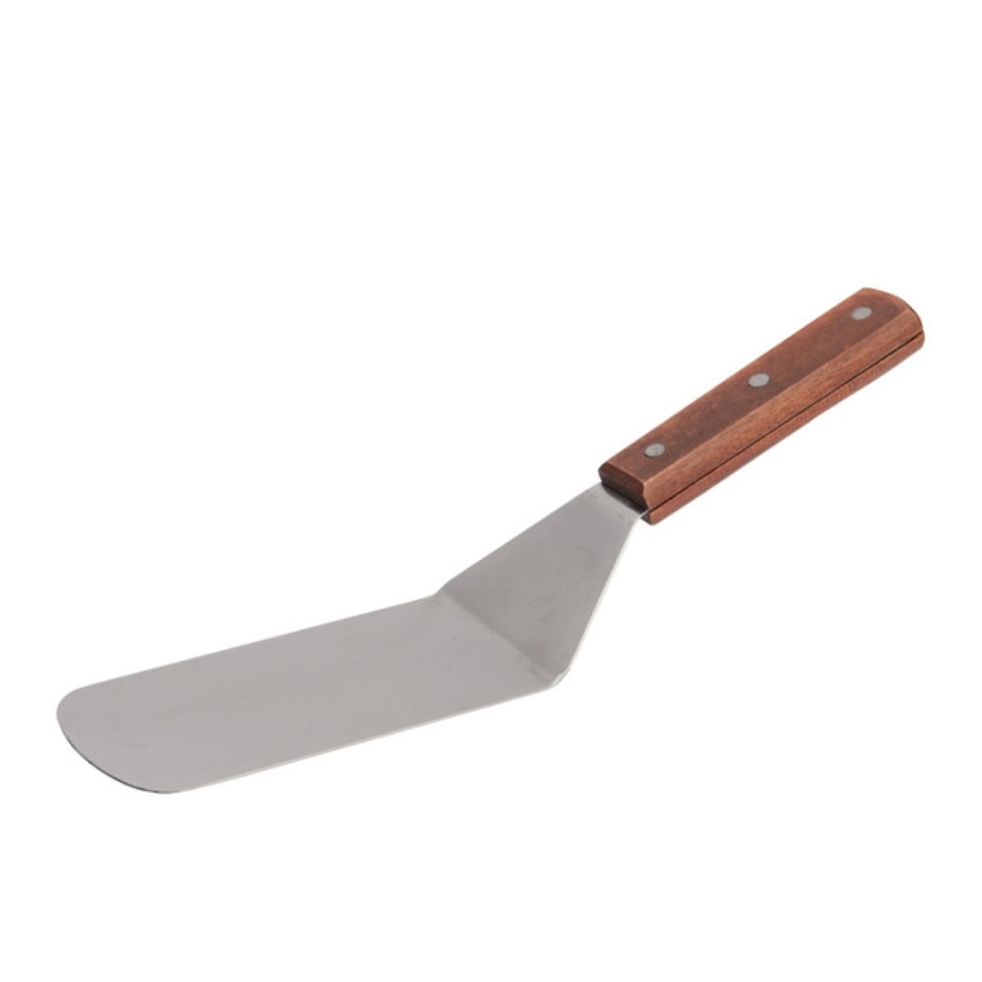 Spatule à tourner flexible en acier inoxydable 8" - Bois dur