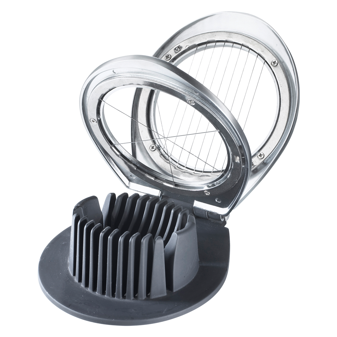 Tranche-oeuf deluxe en zinc nickelé et en plastique