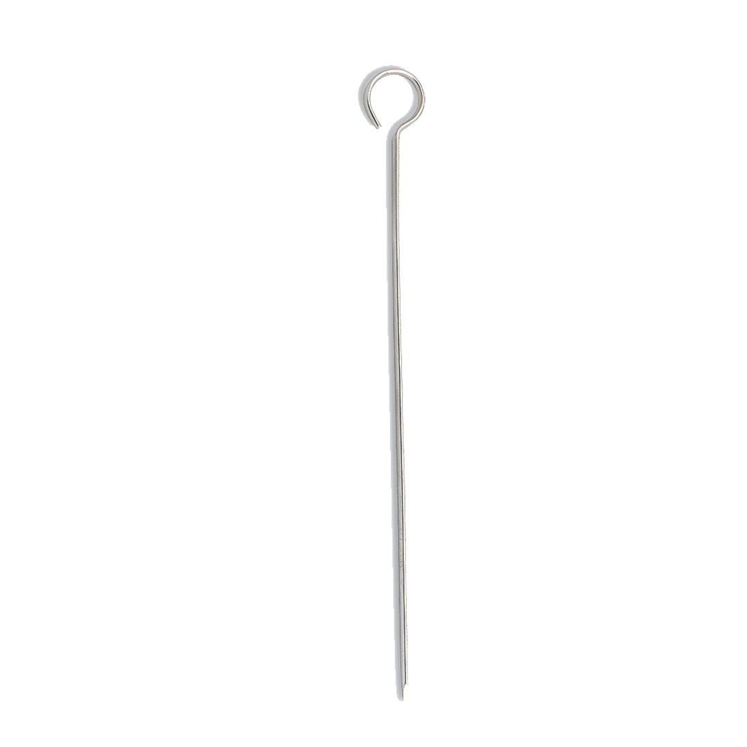 Brochette en acier inoxydable 12"