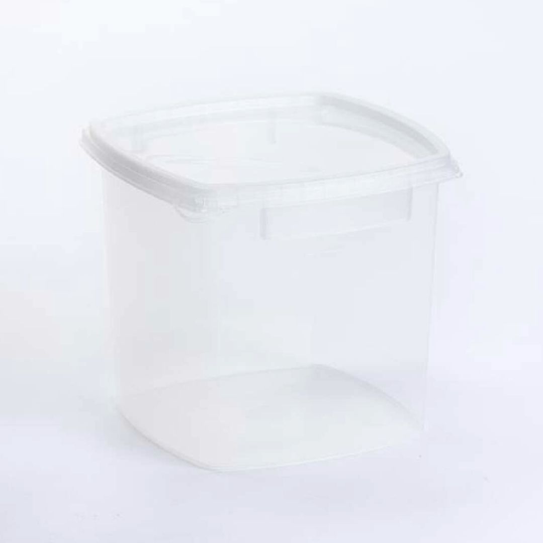 Ensemble récipient et couvercle carrés 2,5 L