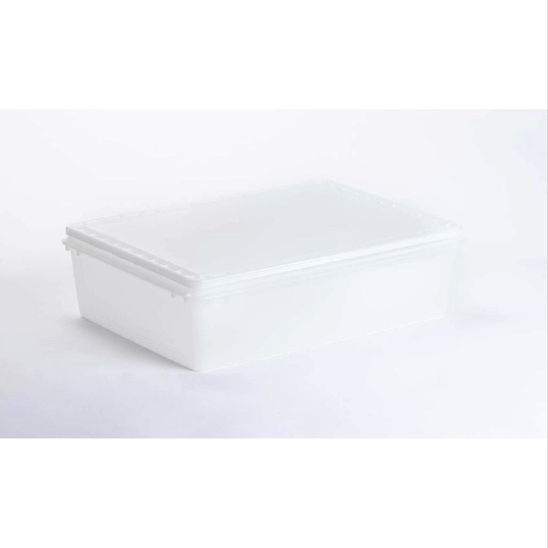 Ensemble récipient et couvercle rectangulaires 10 L
