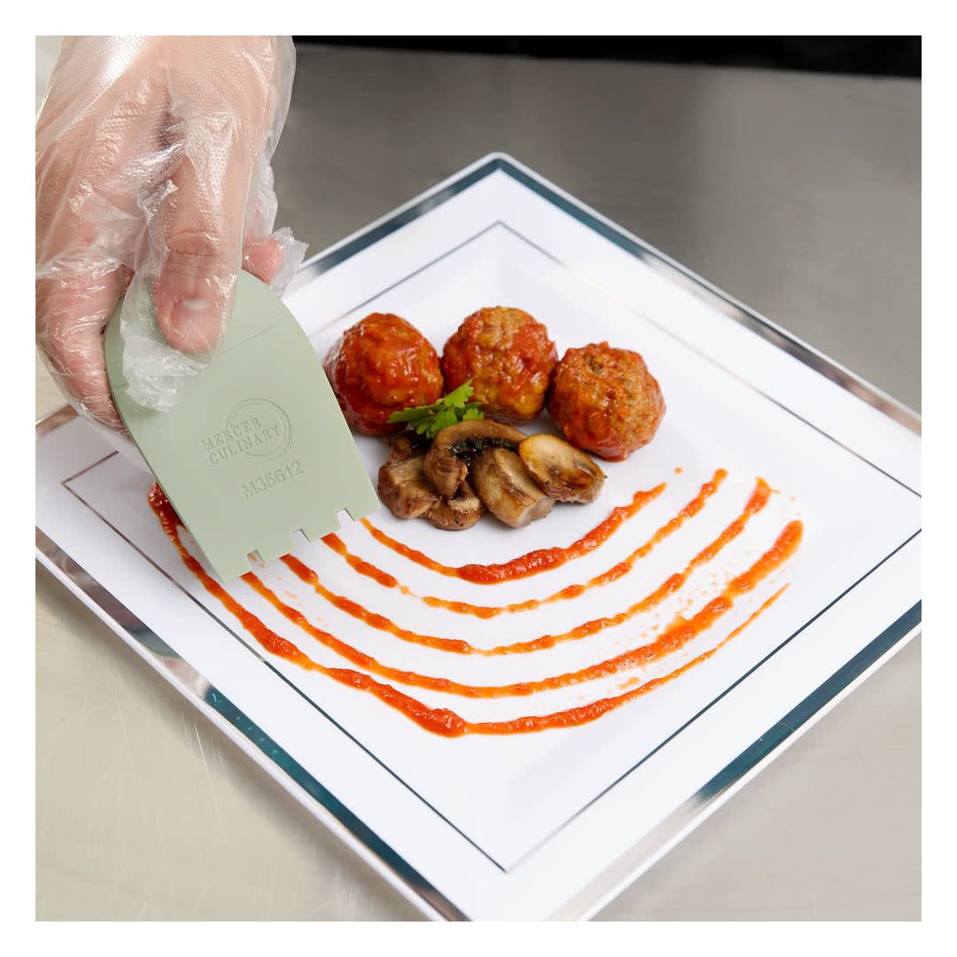 Décorateur d’assiette encoche carré 4 mm