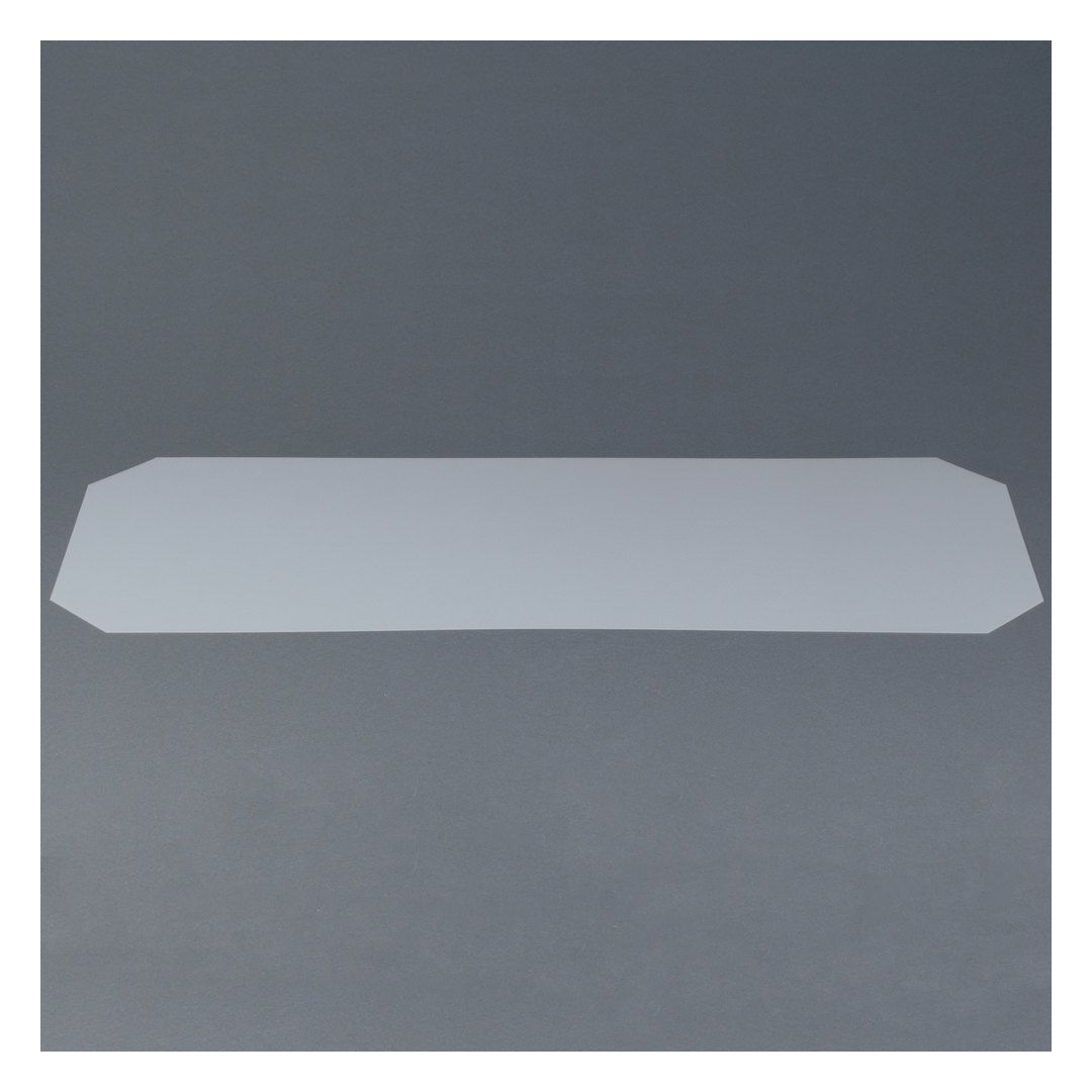 Tapis 24" x 48" en plastique clair pour tablette ( Paquet de 4 )