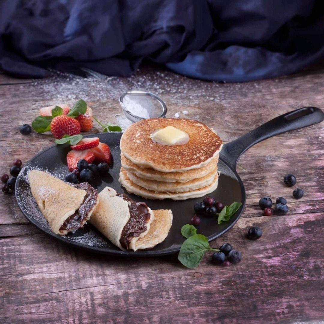 Poêle à crêpe en fonte 26 cm