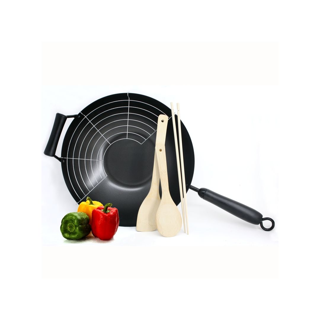 Ensemble wok et accessoires