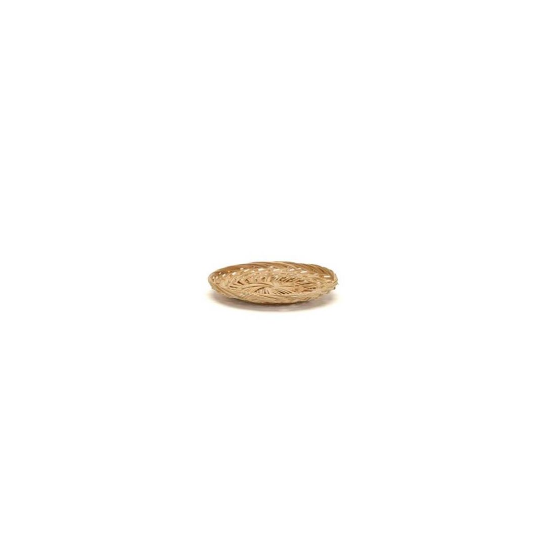 Panier tressé rond 10" - Naturel