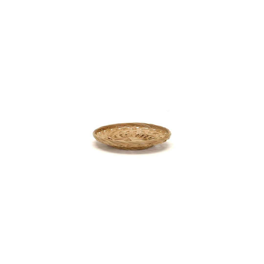 Panier tressé rond 12" - Naturel