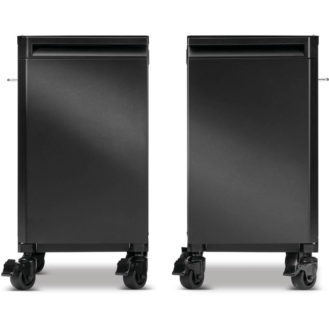 Set of Two Phantom Prestige BBQ Storage Cabinets - Matte Black