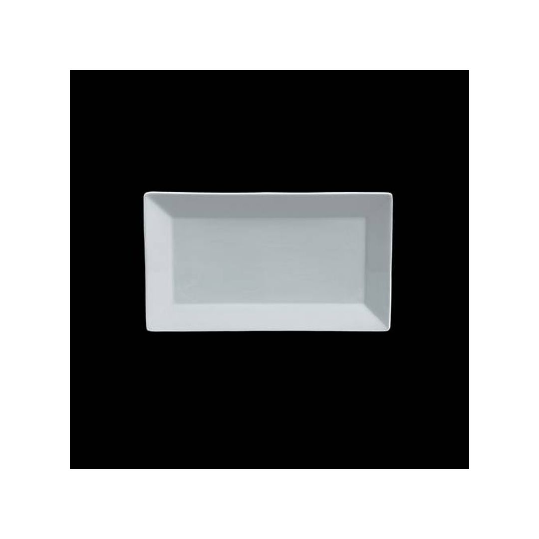 Assiette rectangulaire Varick café 7" x 4-3/8"
