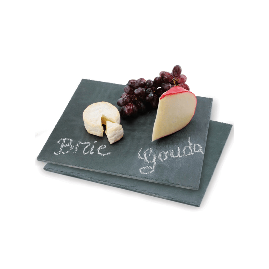 Ensemble de deux planches en ardoise 12,5" x 10,25"