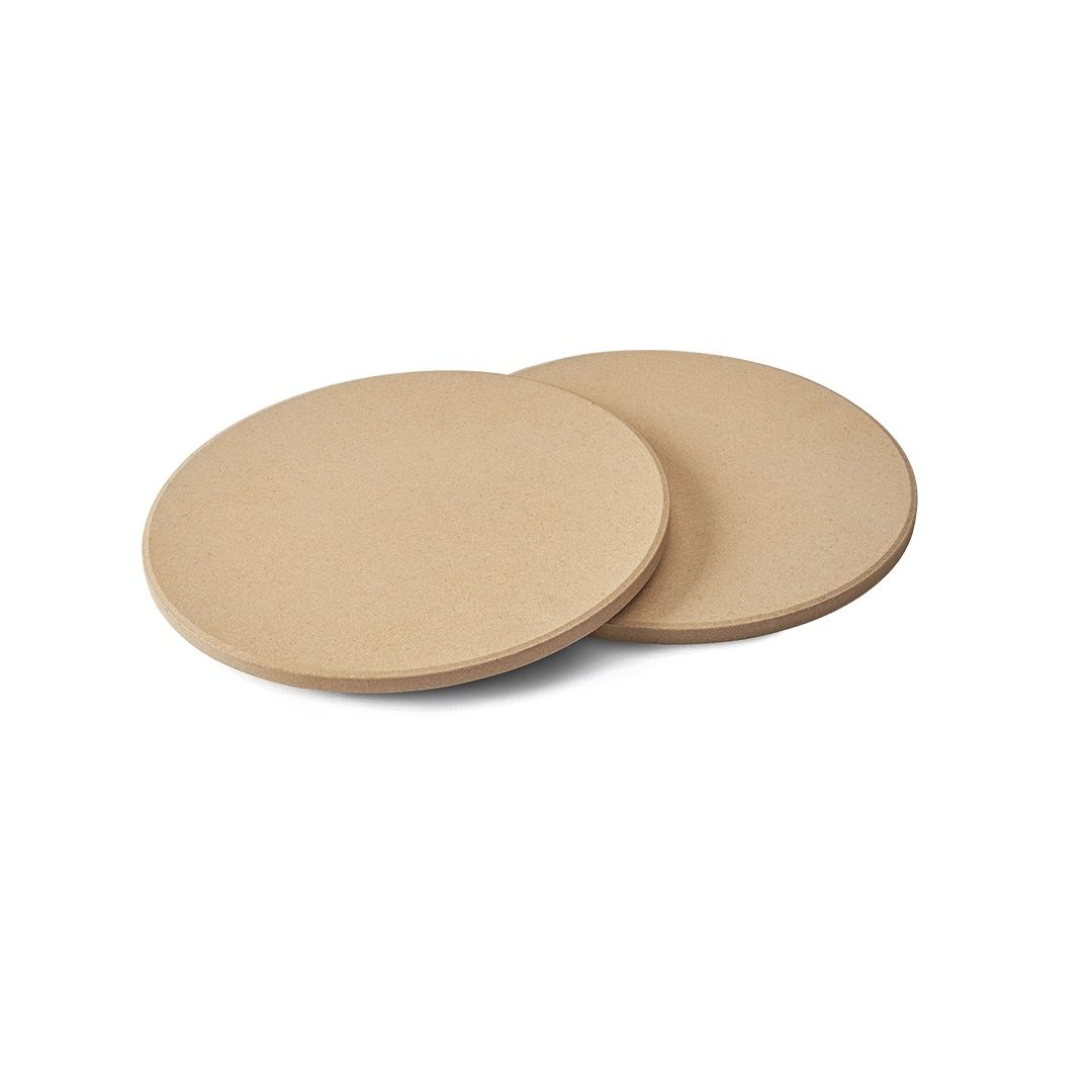 Ensemble de deux pierres à pizza en céramique 10"