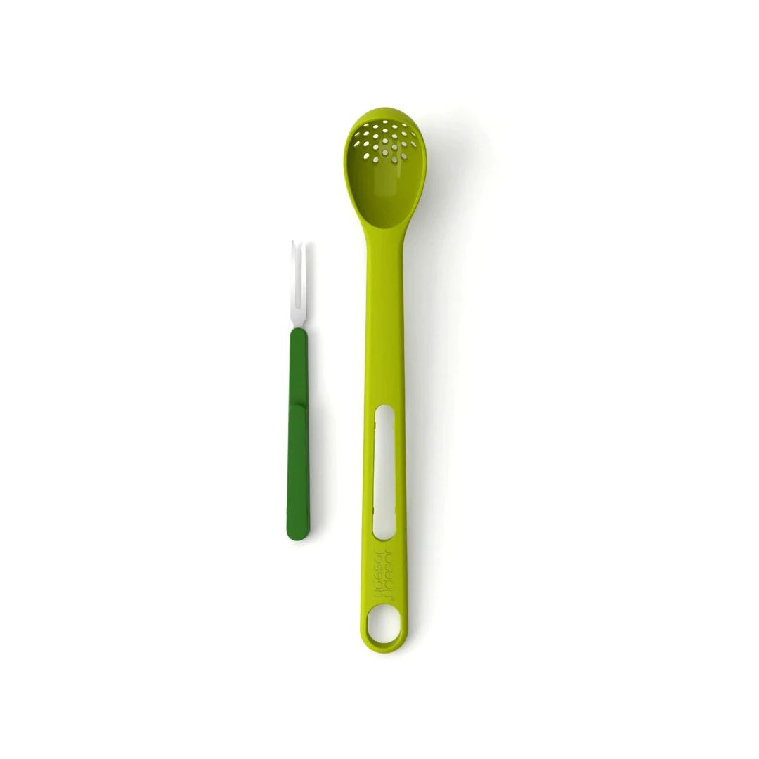 Cuillère et fourchette à condiment
