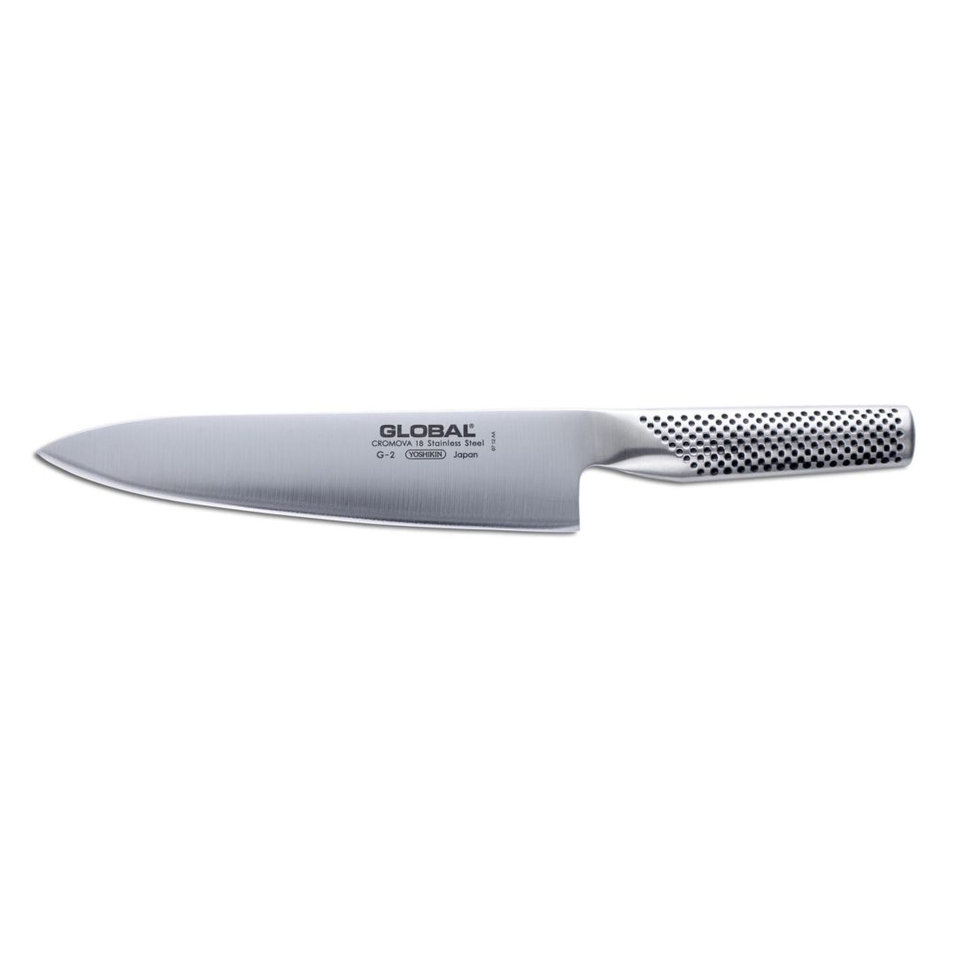 Chef's Knife and Two-Step Sharpener Set