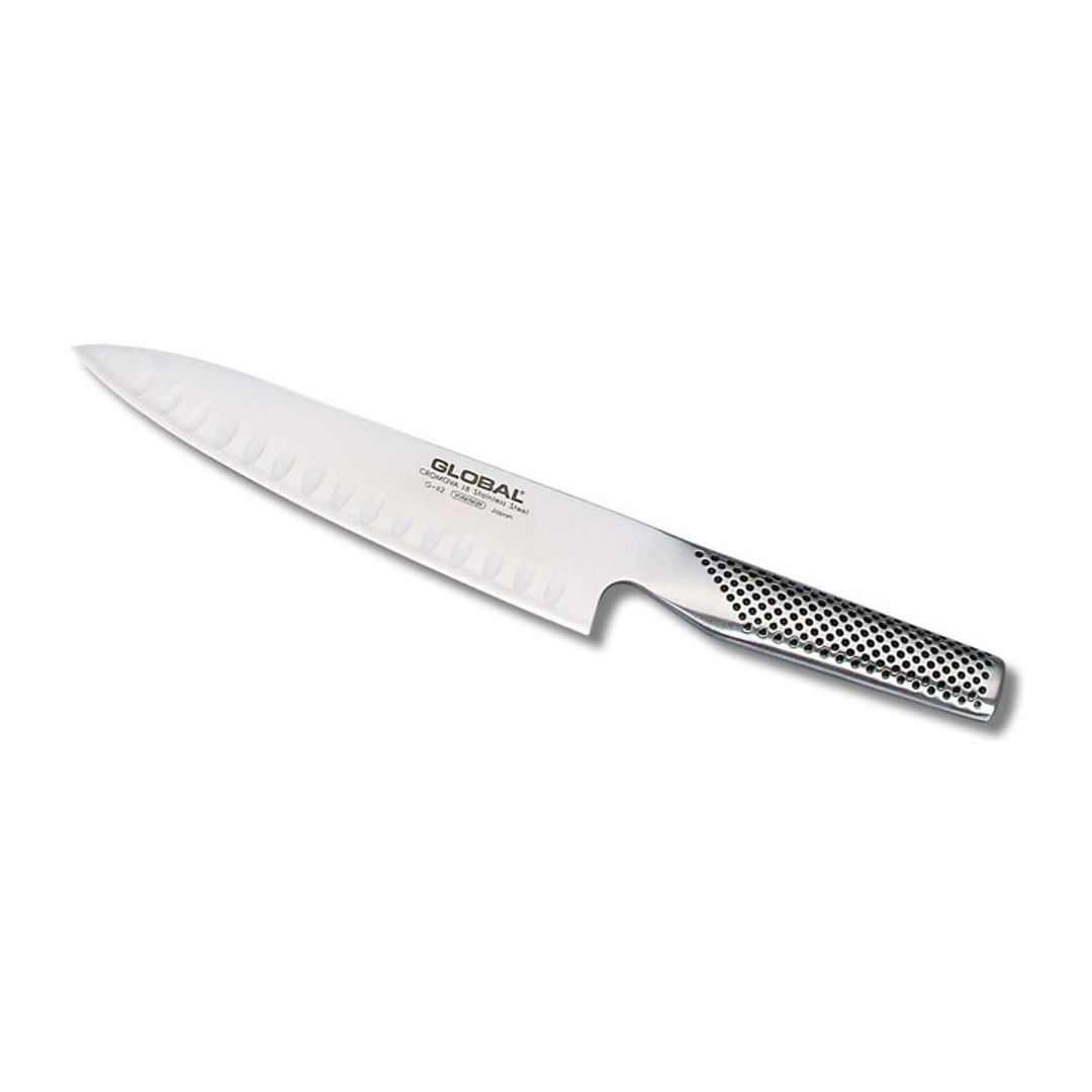 Couteau de chef cannelé 7"