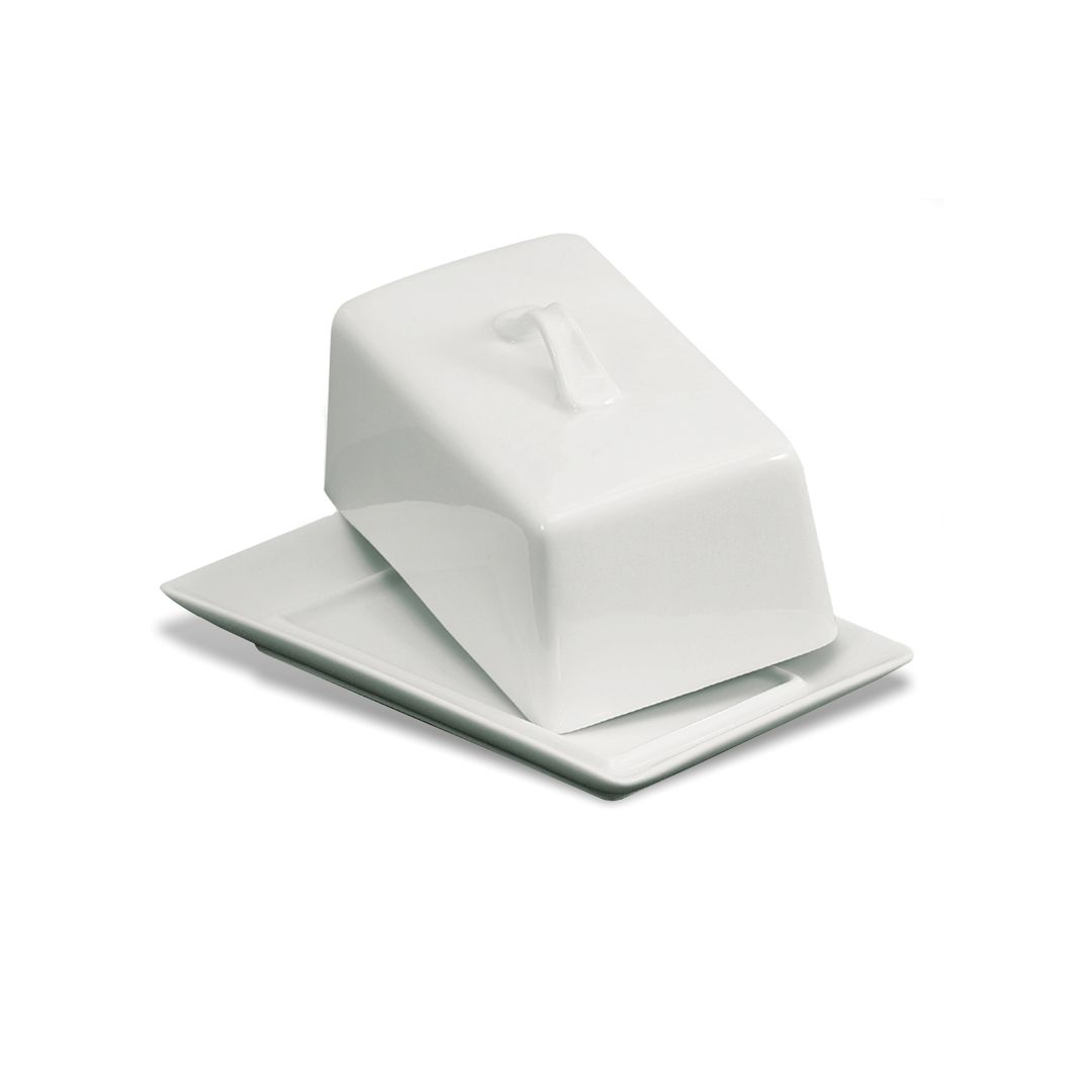 Beurrier en porcelaine 454 g