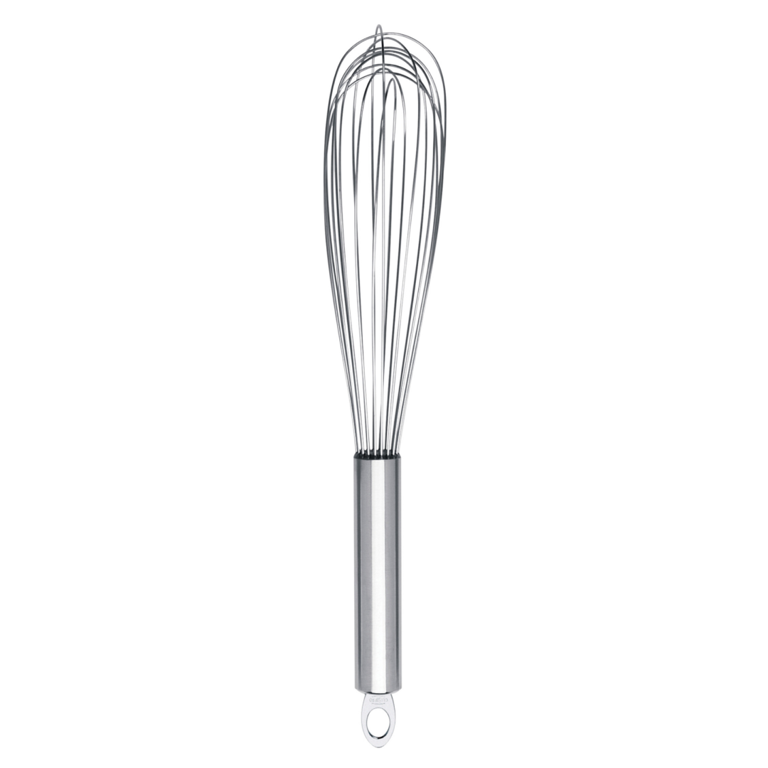 Fouet français en acier inoxydable 10"