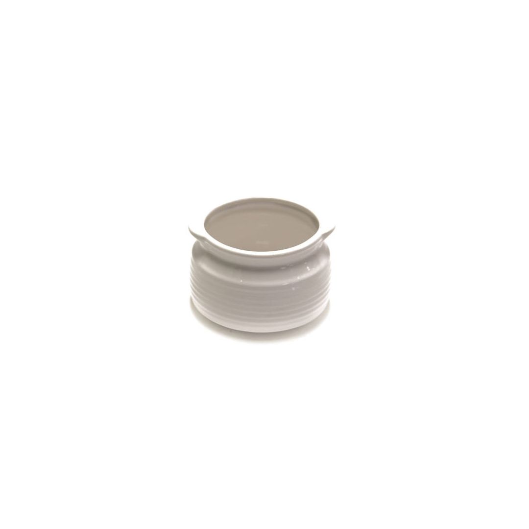 Bol à soupe à l’oignon en céramique 16 oz - Blanc